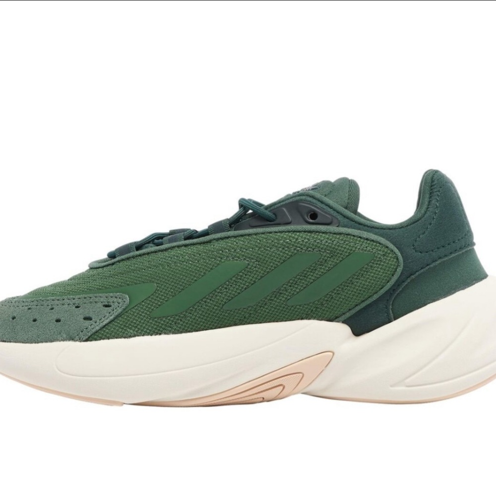 Adidas Kid's Ozelia J Shoes, Shadow Green/Green Oxide/Aluminum